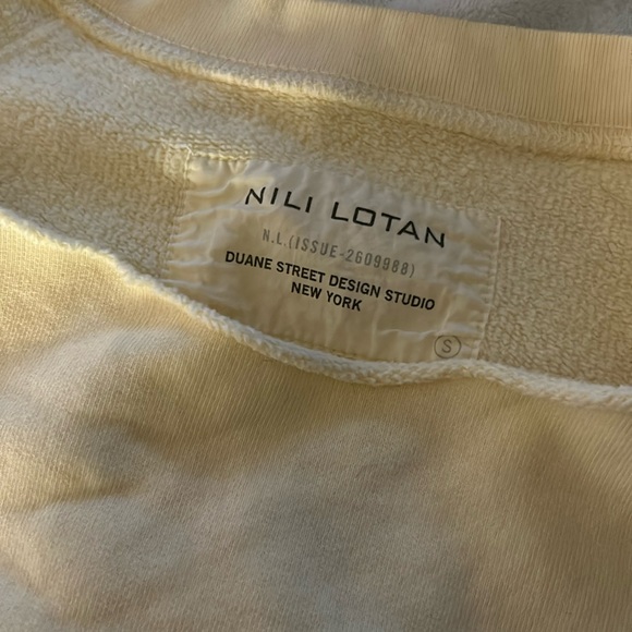 Nili Lotan luka scoop neck sweatshirt - Picture 1 of 3